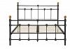 4ft Small Double Atlantic Traditional Black Metal Tubular Bed Frame 2